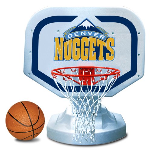 Poolmaster 72907 Denver Nuggets NBA USA Competition-Style Poolside Basketball Game