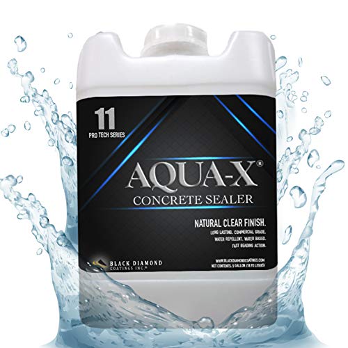 5 Gallon AQUA-X 11 Clear, Penetrating Concrete Sealer – Mold and Mildew Inhibitor