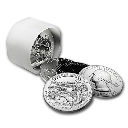 2016 5 oz Silver ATB Theodore Roosevelt National Park, ND Silver Brilliant Uncirculated