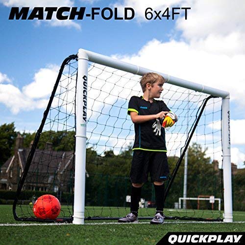QuickPlay Match-Fold Soccer Goal (8X5') with 2YR Warranty