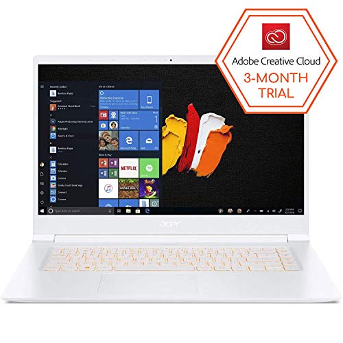 ConceptD 5 CN515-51-72FX Creator Laptop, 8th Gen Intel Core i7-8705G, AMD Radeon RX Vega M GL, 15.6" Ultra HD IPS Display, Pantone Validated, Delta E<2, 16GB DDR4, 512GB PCIe NVMe SSD
