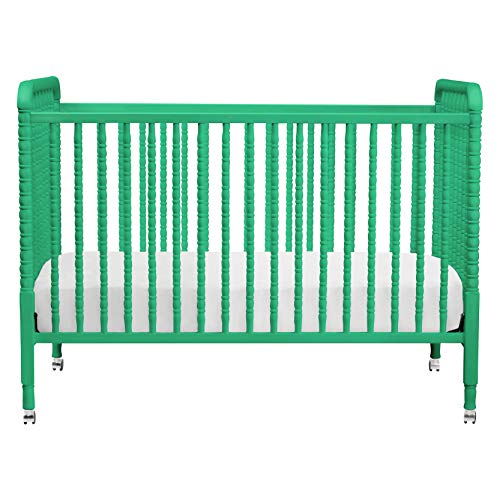 DaVinci Jenny Lind 3-in-1 Convertible Portable Crib in Navy - 4 Adjustable Mattress Positions, Greenguard Gold
