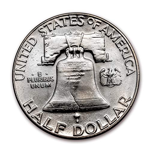 1963 Franklin Half Dollar 20-Coin Roll BU Half Dollar Brilliant Uncirculated