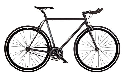 Big Shot Bikes Dublin Black Fixie Track Bike Fixed Gear Men Women Rider Height 5'11" to 6'3" Large