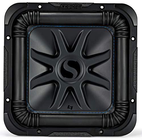 Kicker 44L7S102 Car Audio Solo-Baric 10" Subwoofer Square L7 Dual 2 Ohm Sub (Renewed)