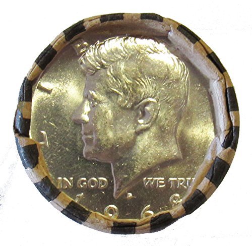 1968 D 40% Silver Kennedy Half Dollar $10 Bankroll (20 Coins) Brilliant Uncirculated