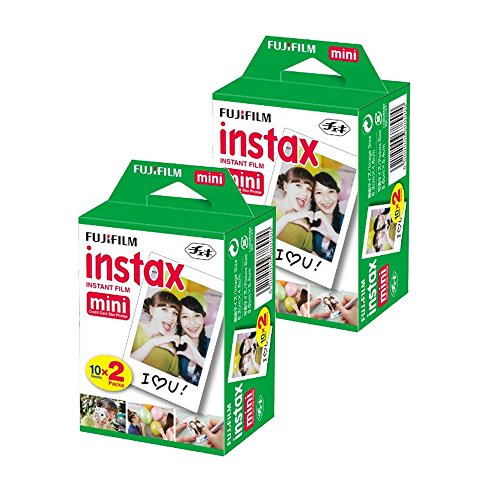 Fujifilm Instax Mini LiPlay Hybrid Instant Camera Film 40 Shots 32GB Micro SDHC Memory Card Deluxe Bundle