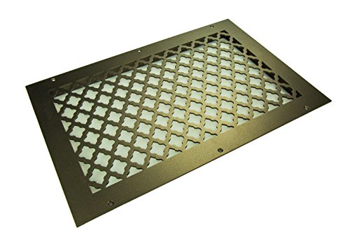 14 x 20 Oil Rubbed Steel Tuscan Ceiling and Wall Air Returns and Grilles (16" x 22" Overall)