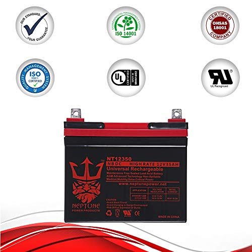 12V 35AH Battery for Pride Jazzy Select Electric Wheelchair by Neptune - 2 Pack