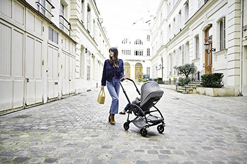 Bugaboo Bee5 Classic Complete Special-Edition Stroller, Alu/Grey Mélange - Compact, Foldable Stroller for Travel and Urban Life