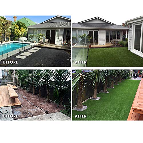 Conscience Trading Artificial Grass Realistic Fake Grass Artificial Turf Lawn Synthetic Deluxe Thick Lawn Pet Turf Garden