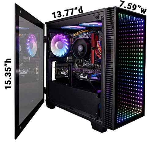 CUK Continuum Micro Gamer PC (Intel i7-9700F, 16GB RAM, 512GB NVMe SSD, NVIDIA GeForce RTX 2060 6GB, 600W Gold PSU, Windows 10 Home)