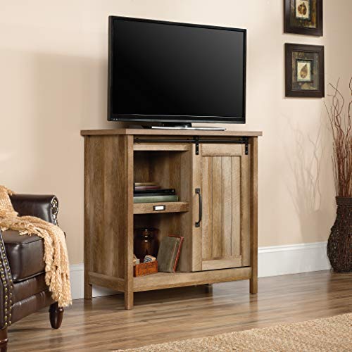 Sauder Adept Storage Accent Storage Cabinet, For TV's up to 39", Craftsman Oak finish