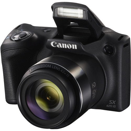 Canon Powershot SX420 is Digital Camera (Black) + Buzz Novice Bundle Kit