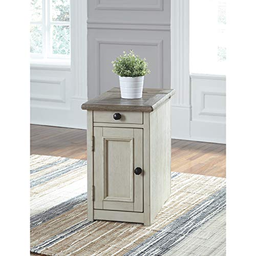 Signature Design by Ashley Bolanburg Chair Side End Table Two-tone