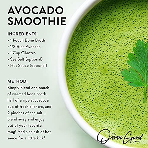 Osso Good Paleo Meal Kit, Top 3 Bone Broths and Paleo Soups, 18 - 16 Ounce Pouches, High in Protein & Collagen, Ships Frozen