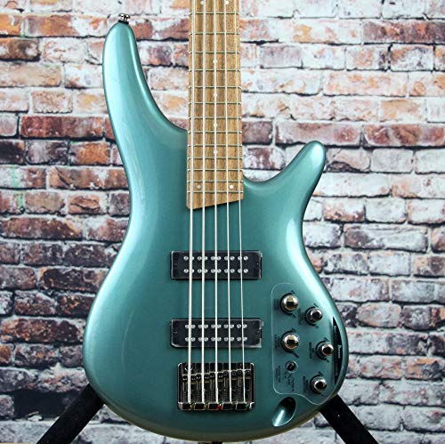 Ibanez SR305E 5-String Bass Guitar (Metallic Sage Green)