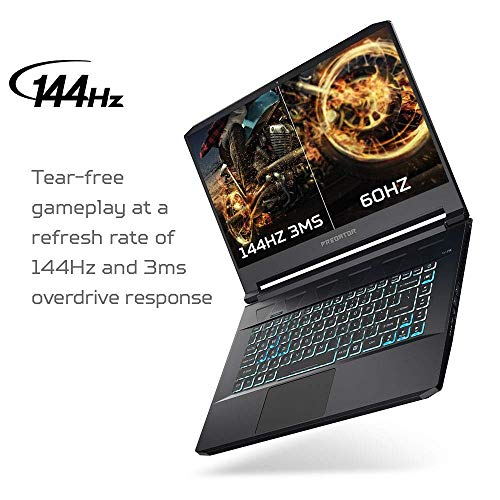 Acer Predator Gaming Laptop Intel Core i7-9750H 15.6 Inch 16GB DDR4, 512GB PCIe NVMe SSD