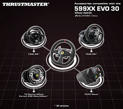 Thrustmaster 599XX Evo 30 Wheel Add-On Alcantara Edition (Xbox One/PS4/PS3/PC DVD)