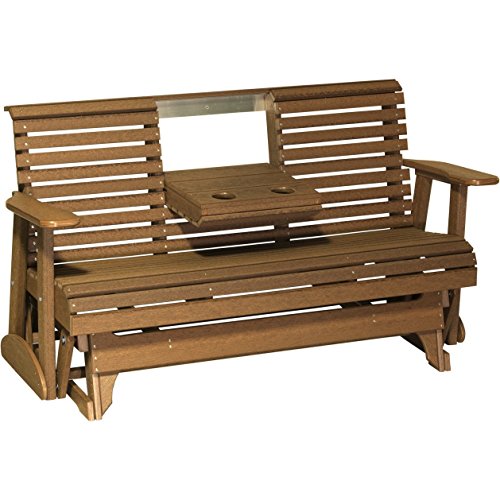 LuxCraft Rollback Recycled Plastic 5ft. Patio Glider