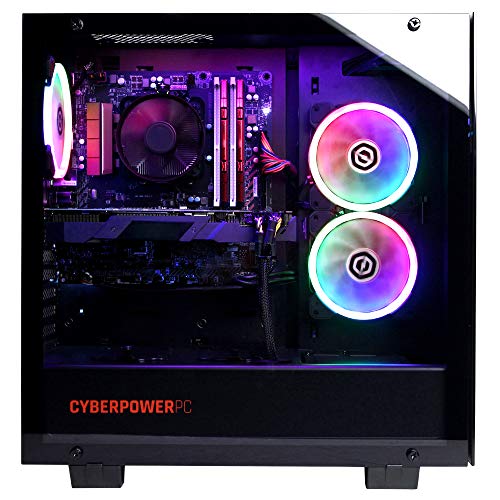 CyberpowerPC Gamer Master Gaming PC, AMD Ryzen 9 3900X 3.8GHz, AMD Radeon RX 5700 XT 8GB, 16GB DDR4, 1TB PCI-E NVMe SSD (GMA1398A, Black)