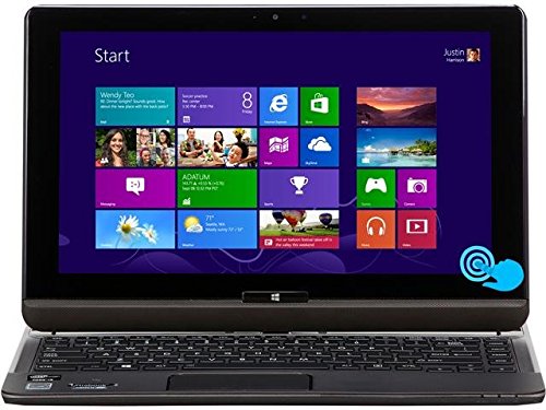 Toshiba Satellite Flagship Model 12.5-Inch IPS HD Touchscreen 2 in 1 Convertible Touchscreen Ultrabook | Intel Core i5 | 128GB SSD | 4GB RAM | GPS | NFC | WIDI | LED-Backlit Keyboard | Windows 8