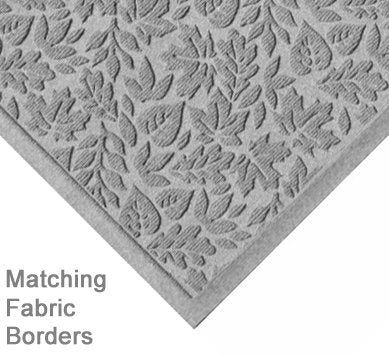 American Floor Mats Waterhog Fall Day Designer Bordeaux 3' x 7' Entrance Floor Mat with Gripper Backing