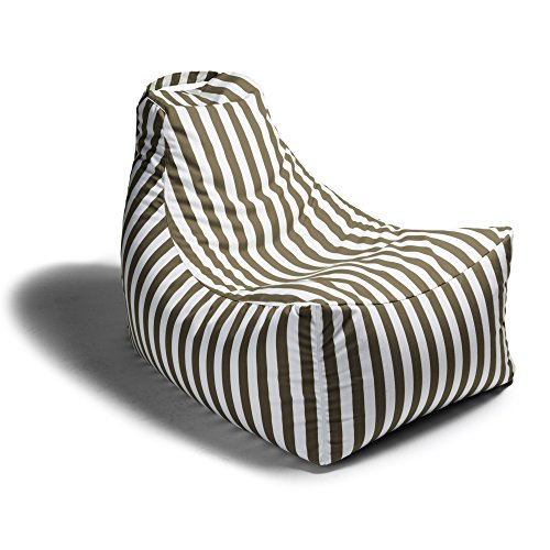 Jaxx Juniper Chaise Lounge, Taupe Striped