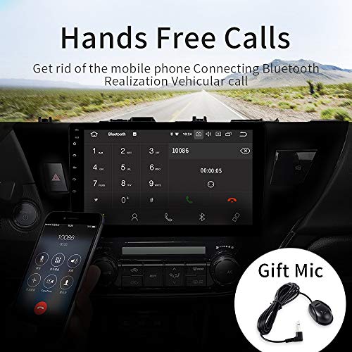 Dasaita 10.2" Android 9.0 Car GPS Navigation W/ Octa Core 4GB & 32GB Auto Radio Multimedia Stereo