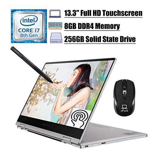2020 Samsung Laptop 13.3in Touchscreen Intel Quad-Core i7-8565U, Win 10+Wireless Mouse8GB DDR4 256