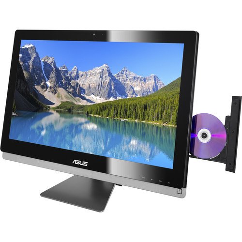 New ASUS ET2702IGTH AIO Desktop, 27" Touchscreen IPS WQHD 2560 x 1440 Display, Intel Quad-Core i7-4770S 3.1GHz, 8GB RAM, 2TB 7200RPM HDD, AMD 8890A Dedicated Graphics, DVD, WiFi, Bluetooth, Windows 10