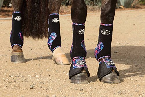 Professional's Choice ♦ VENTECH Elite Equine Sports Medicine Boots Set of 4 ♦ All Sizes & Colors (Raspberry, Large)