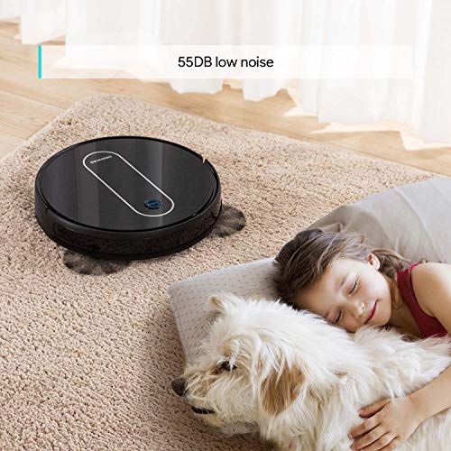 DEENKEE DK600 Robot Vacuum,1500Pa High Suction,2.8" Super-Thin,6 Cleaning Modes