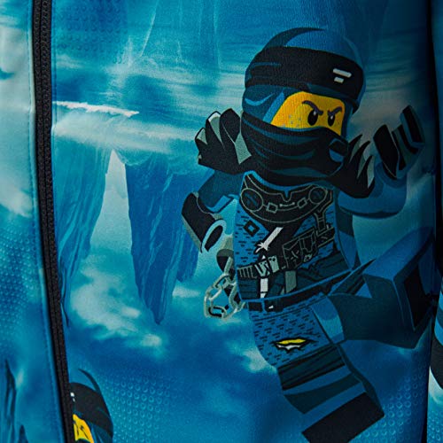 LEGO Wear Kids Softshell Jacket with Detachable Hood, Blue NINJAGO, 12 Years