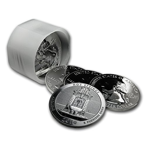 2010 5 oz Silver ATB Hot Springs National Park, AR Silver Brilliant Uncirculated