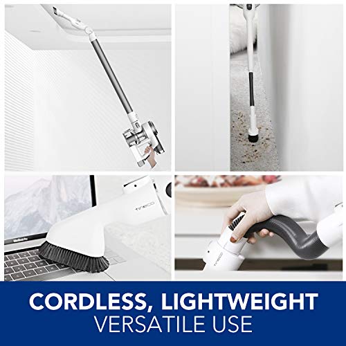 Tineco Pure ONE S12 Plus Cordless Stick Smart Vacuum Cleaner, Optimized Ultra Powerful Suction & Long Runtimes, Excellent for Multi-Surface & Pet Hair Cleaning with LED Hard Floor Soft-Roller Brush