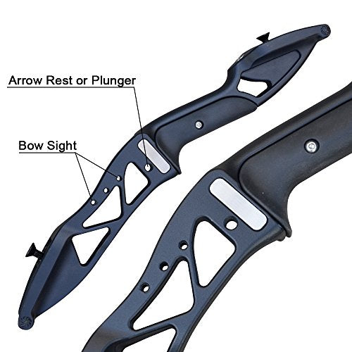 D&Q Hunting Recurve Bow & Arrow Set Longbow Package 30 35 40 45 50 lbs Right Handed