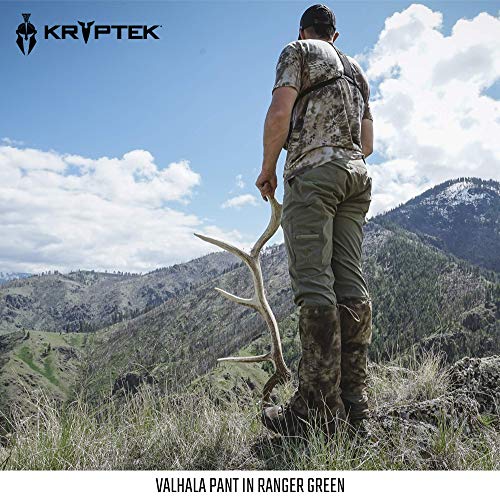 Kryptek Men’s Valhalla Pant, Lightweight, Breathable, 4-Way Stretch, Warm Weather Camo Hunting Pant