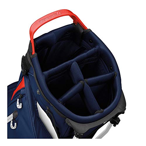 TaylorMade 2019 Flextech Stand Golf Bag, Navy/White/Red