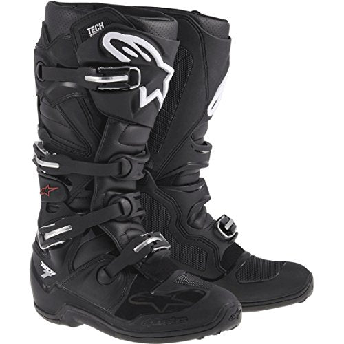 Alpinestars Men's Tech 7 Motocross Boot, Black, 11