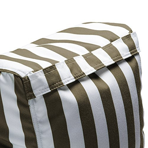 Jaxx Juniper Chaise Lounge, Taupe Striped