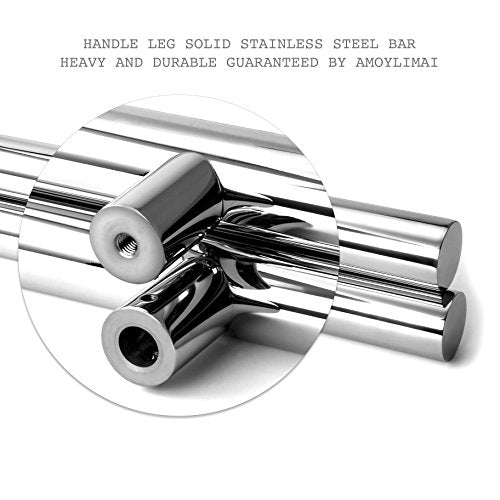 104 Modern Stainless Steel Sus304 Entrance Entry Commercial Office Store Front Timber Wood Glass Door Pull Push Handles Double-Sided (70 Inches /1800x38mm, Chrome 304 Grade)