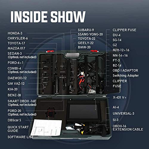 LAUNCH X431 V+ (Upgrade Version of X431 V PRO) Bi-Directional Key ECU Coding Actuation Test Diagnostic Scan Tool with 20 Reset Functions, BMS, ABS Bleeding TPMS Reset Full System 2 Years Free Update