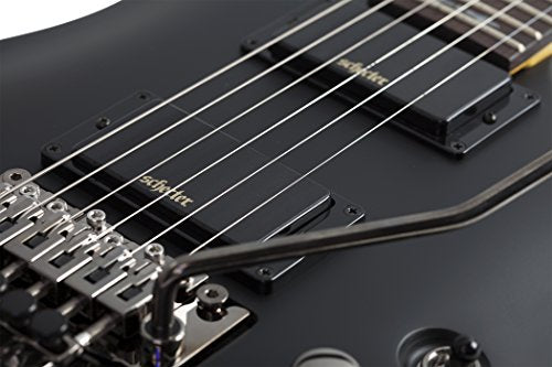 Schecter 6 String Solid-Body Electric Guitar, Aged Black Satin (3661)