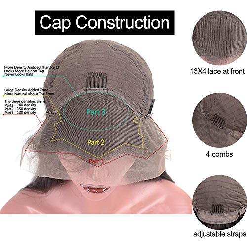 Body Wave Lace Front Wigs Human Hair with Baby Hair Pre Plucked Hairline 100% Unprocessed Virgin Brazilian Hair Glueless Lace Wigs