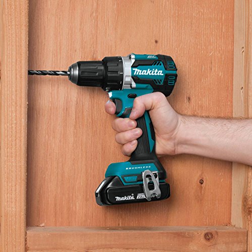 Makita XFD12R 18V LXT Lithium-Ion Compact Brushless Cordless 1/2" Driver-Drill Kit (2.0Ah),
