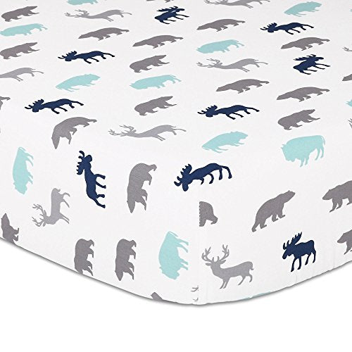 Woodland Trail Forest Animal Theme Baby Crib Bedding - 20 Piece Nursery Essentials Set