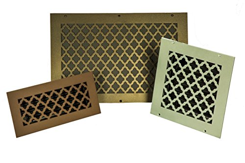 14 x 20 Oil Rubbed Steel Tuscan Ceiling and Wall Air Returns and Grilles (16" x 22" Overall)