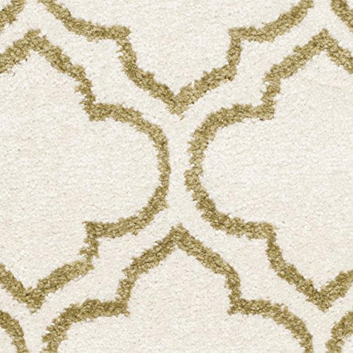 Safavieh Amherst Collection AMT412A Moroccan Geometric Area Rug, 8' x 10', Ivory/Light Green