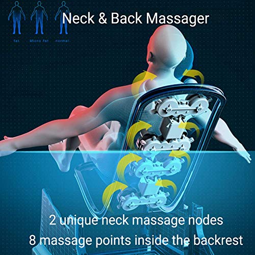 KTN 2020 New Massage Chairs, Zero Gravity Massage Chair, Full Body Massage Chair with Lower-Back Heating, Seat Vibration and Foot Roller (Brown)